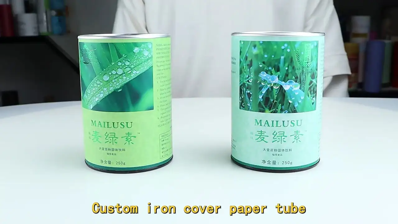 Kundenspezifische Kraftpapierröhre aus Aluminiumfolie, Nusskekskekse, Schokoladenkartoffelverpackung 1