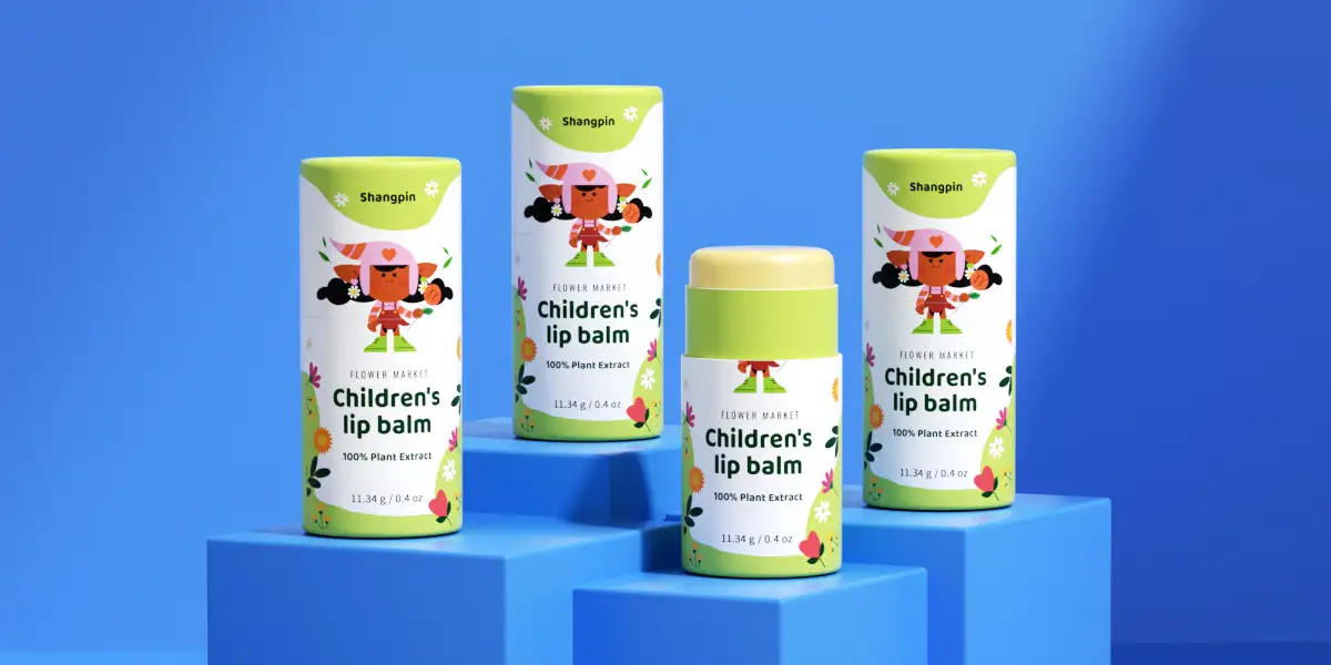 Schüttgut -Lip -Balsam -Röhrchen