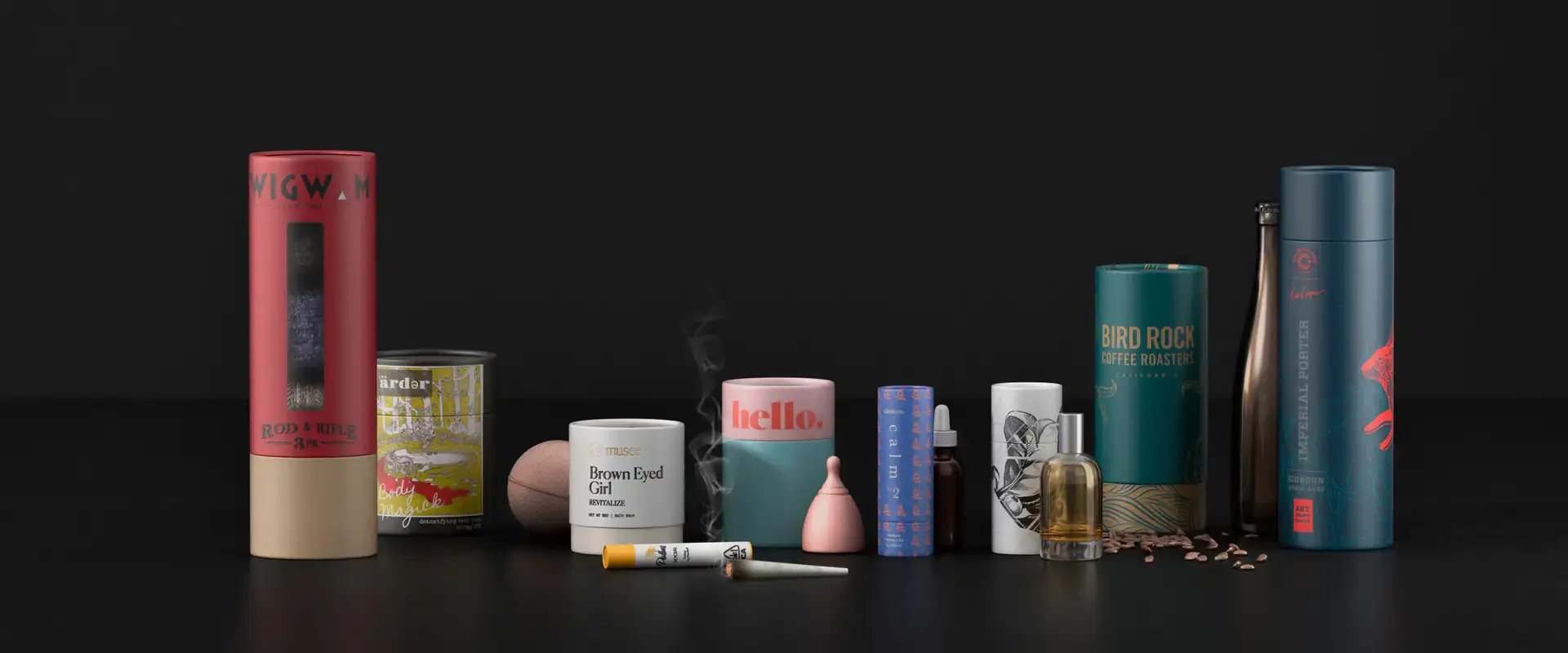 Tube cadeau de bouteille de vin