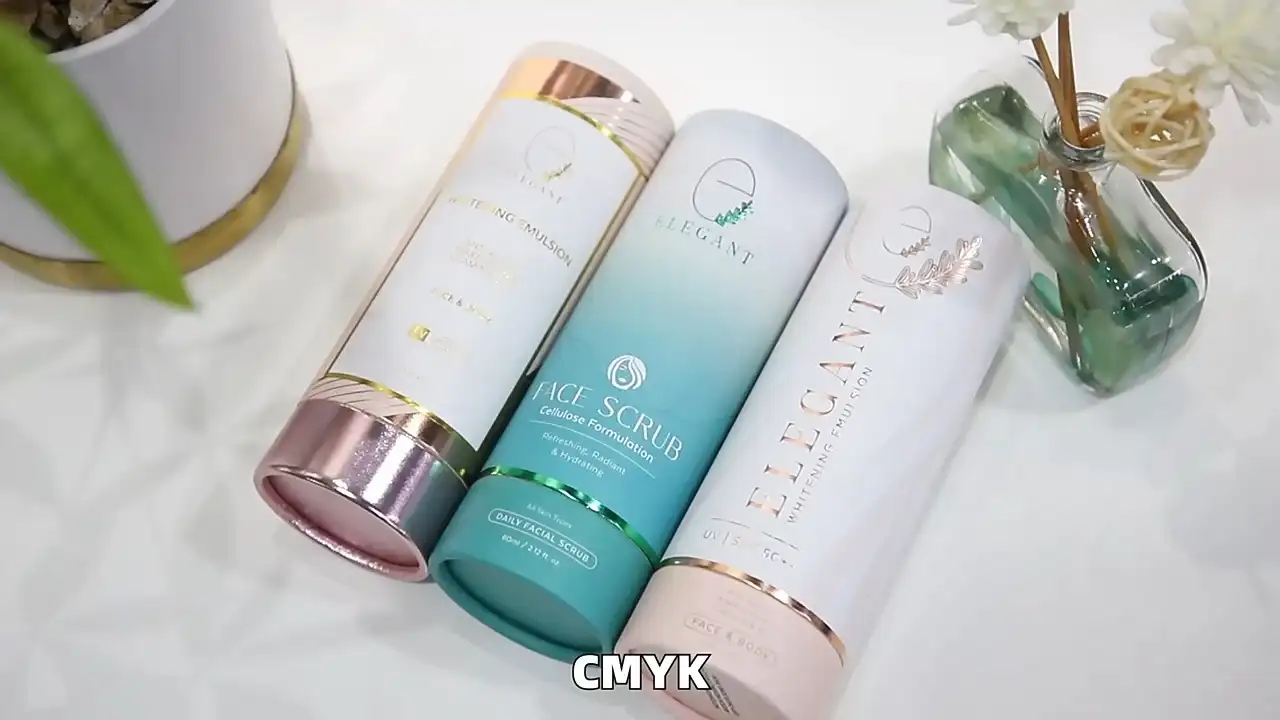 Karton Make -up -Verpackung Großer Kartonschläuche Kosmetik Kosmetik